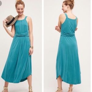 Women’s Anthropologie Maeve Teal Azores dress